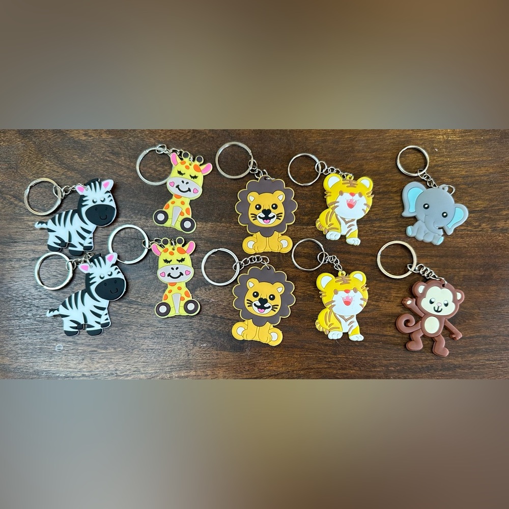 Cute Assorted Animal Keychains